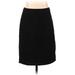 J.Crew Factory Store Formal Skirt: Black Solid Bottoms - Women's Size 00