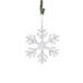 The Holiday Aisle® White Wood Hanging Classic Washed Snowflake Wood in Brown | 10 H x 8.75 W x 0.75 D in | Wayfair D507099A49074D45935740EC69AF8AE2