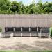Latitude Run® 7 Piece Sofa Seating Group w/ Cushions Metal in White | 26 H x 28.3 W x 28.3 D in | Outdoor Furniture | Wayfair