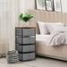 Latitude Run® Xaviona 4 - Drawer Dresser Metal in Gray | 33.07 H x 16.53 W x 12.6 D in | Wayfair 67835C282F0D42BDB19C7D4429F1DDB3