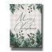 The Holiday Aisle® Merry Christmas Plaid On Canvas by Lady Louise Designs Print Metal in Brown | 54 H x 40 W x 1.5 D in | Wayfair