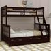 Harriet Bee Gottfried Twin Over Full Bunk Bed w/ Drawers Wood in Brown | 67 H x 57 W x 79.5 D in | Wayfair 21D7F4352AE9472BB19562EF2A6F6089