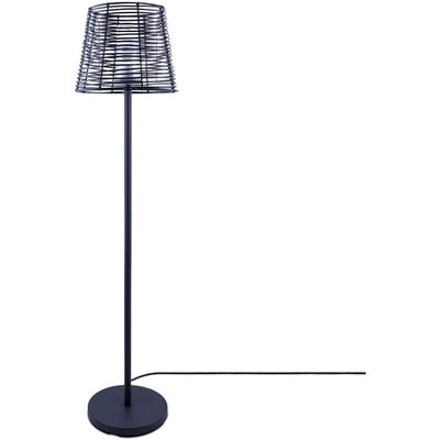 Paco Home - Lampe In- & Outdoor Außenlampe E27 Moderne Rattan Optik Wasserfest IP44 E27