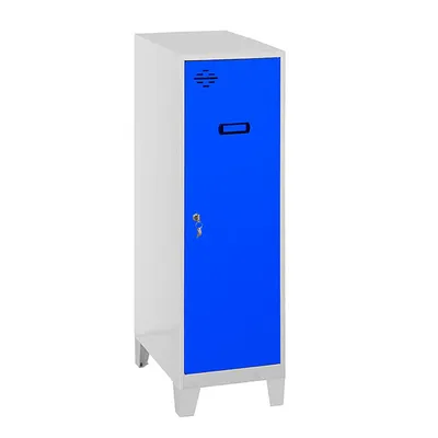 SimonRack Metallschrank mini zerlegt 1 Tür GRAU/BLAU 1015x400x500 mm (Höhe x Länge x Breite) Image