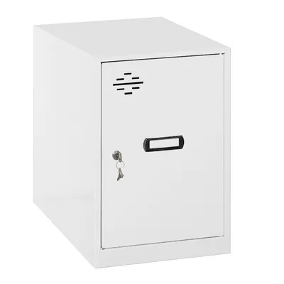 SimonRack Metallschrank mini zerlegt WEISS/WEISS 475x300x500 mm (Höhe x Länge x Breite) Image