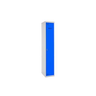 SimonRack Metallschrank 1 Tür GRUNDMODUL Zerlegt GRAU/BLAU 1800x300x500 mm (Höhe x Länge x Breite) Image