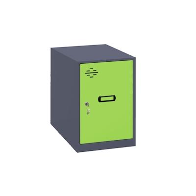 SimonRack Metallschrank mini zerlegt ANTHRACITE/GRÜN 475x300x500 mm (Höhe x Länge x Breite) Image