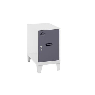 SimonRack Metallschrank mini zerlegt WEISS/ANTHRACITE 575x400x500 mm (Höhe x Länge x Breite) Image