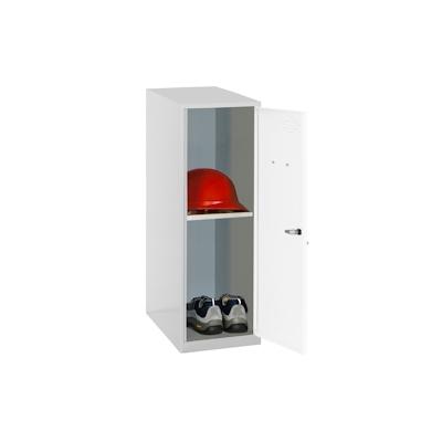 SimonRack Metallschrank mini zerlegt + Regalboden GRAU/WEISS 915x300x500 mm (Höhe x Länge x Breite) Image
