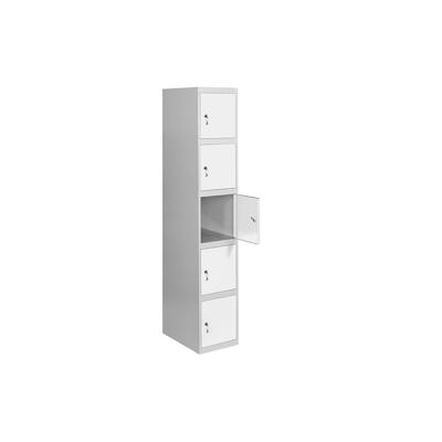 SimonRack Metallschrank 5 Türen GRUNDMODUL Zerlegt GRAU/WEISS 1800x300x500 mm (Höhe x Länge x Breite) Image