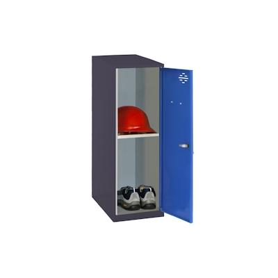 SimonRack Metallschrank mini zerlegt + Regalboden ANTHRACITE/BLAU 915x400x500 mm (Höhe x Länge x Breite) Image