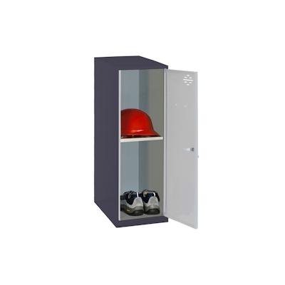 SimonRack Metallschrank mini zerlegt + Regalboden ANTHRACITE/GRAU 915x400x500 mm (Höhe x Länge x Breite) Image