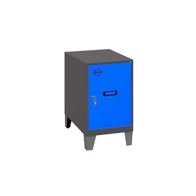 SimonRack Metallschrank mini zerlegt ANTHRACITE/BLAU 575x300x500 mm (Höhe x Länge x Breite) Image