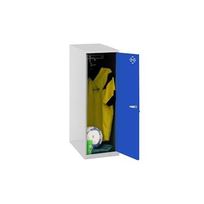 SimonRack Metallschrank Single mini zerlegt 1 Tür GRAU/BLAU 915x300x500 mm (Höhe x Länge x Breite) Image