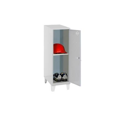 SimonRack Metallschrank mini zerlegt + Regalboden GRAU 1015x300x500 mm (Höhe x Länge x Breite) Image