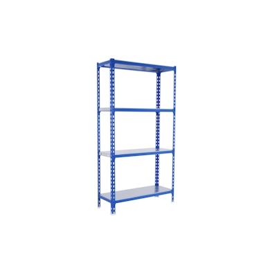 SimonRack Metall-Steckregal Simonclick plus Simonclick 4 Fachböden mit 180 kg pro Ebene in BLAU/VERZINKT 1500x900x400 mm (Höhe x Länge x Breite) Image