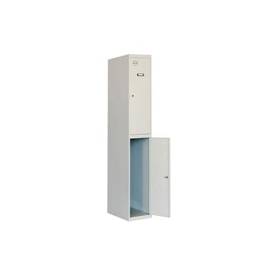 SimonRack Metallschrank 2 Türen GRUNDMODUL Zerlegt GRAU/GRAU 1800x300x500 mm (Höhe x Länge x Breite) Image