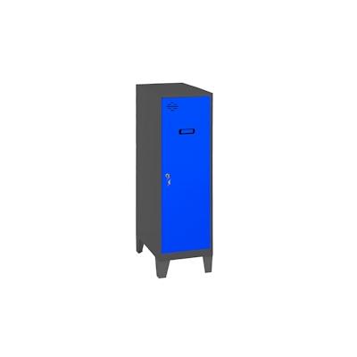 SimonRack Metallschrank mini zerlegt + Regalboden ANTHRACITE/BLAU 1015x400x500 mm (Höhe x Länge x Breite) Image