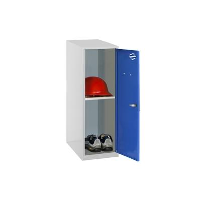 SimonRack Metallschrank mini zerlegt + Regalboden GRAU/BLAU 915x300x500 mm (Höhe x Länge x Breite) Image