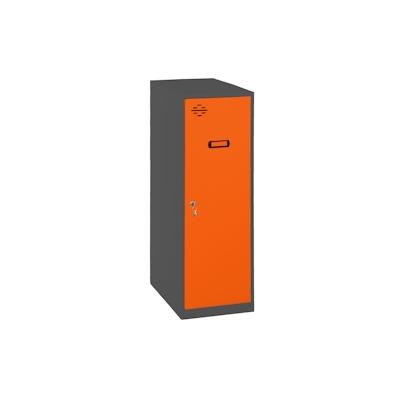 SimonRack Metallschrank Single mini zerlegt 1 Tür ANTHRACITE/ORANGE 915x400x500 mm (Höhe x Länge x Breite) Image