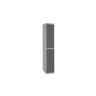 SimonRack Metallschrank 2 Türen GRUNDMODUL Zerlegt GRAU/ANTHRACITE 1800x400x500 mm (Höhe x Länge x Breite) Image