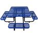 Square Outdoor Steel Picnic Table