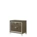 Nightstand - Dark Champagne - Wood Construction - Glam/Contemporary Style