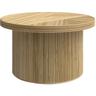 Table basse ronde D80 cm en rotin naturel - hélène