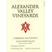 Alexander Valley Vineyards Cabernet Sauvignon (1.5 Liter Magnum) 2018 Red Wine - California