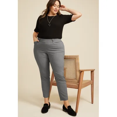 Women's plus size shop skinny dress pants