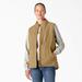 Dickies Women's Fleece Lined Duck Canvas Vest - Rinsed Nubuck Size XL (FE700)