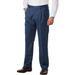 Men's Big & Tall KS Signature Easy Movement® Pleat-Front Expandable Dress Pants by KS Signature in Slate Blue (Size 42 38)