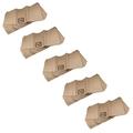 vhbw 50x Vacuum Cleaner Bag compatible with Nilfisk WAP Alto ST 20, 25, 35 E Vacuum Cleaner - Paper, 33.1 cm x 77.7 cm beige