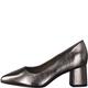 Jana Damen Pumps Elegant Spitz Weite H Mehrweite, Silber (Pewter), 36 EU