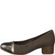 Jana Damen Pumps Kleiner Absatz Elegant Weite H Mehrweite, Braun (Taupe Comb), 41 EU