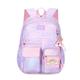 FANDARE Children Backpack 3-6 Grade School Backpack Cute Child Schoolbag Kids Primary School Backpack Children's School Bags for Girls Boys Daughter Son Outing Casual Daypacks Galaxy Purple