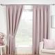 Sundour Eclipse Blackout Pencil Pleat Curtains Rose Pink 90x54 Fully Lined Curtain Taped Top