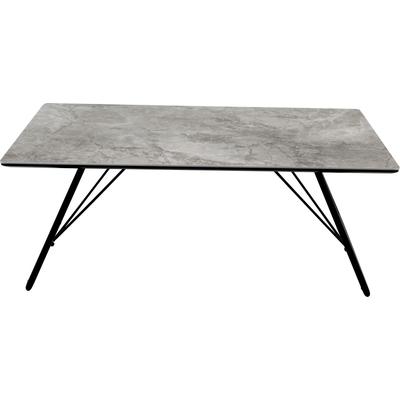 Couchtisch PAROLI, grau (sw, dunkelgra, schwarz, hellgrau marmoriert), B:110cm H:42cm T:60cm, Tische