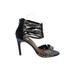 DV by Dolce Vita Heels: Black Shoes - Women's Size 6 1/2 - Open Toe