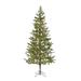 The Holiday Aisle® Gerrold Lighted Artificial Pine Christmas Tree, Metal in Green/White | 7.5' | Wayfair C293DED4A4F94FD69842BCED80F84DD3