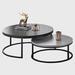 Latitude Run® Agran Coffee Table Wood/Metal in Gray | 15.7 H x 56 W x 31.5 D in | Wayfair E5DF26530D9A46CA93B540134BFB461D