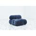 Slipper Chair - Orren Ellis Warthman 38" Wide Slipper Chair Polyester in Blue | 26.7 H x 38 W x 38 D in | Wayfair 8EFD936CBE724372A899285D96D57F6E