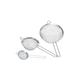 Kitchencraft - Set of Three Stainless Steel Fine Mesh Round Sieves