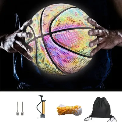 Vêtements de basket-ball personnalisés pour les sports de nuit lancer de basket-ball brillant