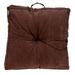 Parkland Collection Alena Transitional Brown Floor Pillow