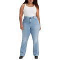 Levi's Damen Plus Size 725™ High Rise Bootcut Jeans, Blue Wave Light Plus, 20 S