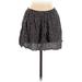 Brandy Melville Casual A-Line Skirt Mini: Black Bottoms