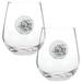Los Angeles Rams Two-Piece 15oz. Stemless Wine Glass Set