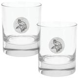 Minnesota Vikings Two-Piece 11oz. Rocks Glass Set