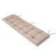 Bench Cushion Bench Cushion Outdoor Bench Cushion for Benches in the Home and Garden Seat Cushion - 150 x 50 cm Beige